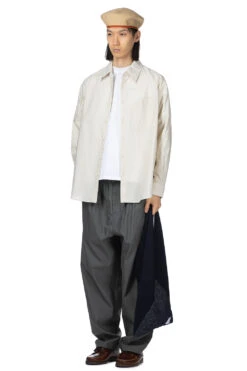 Lemaire Double Pocket LS Shirt - Pale Mastic -Lemaire Shop LEMAIRE Double Pocket LS Shirt Pale Mastic SH1089 LF1209 BG199 08