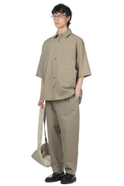 Lemaire Double Pocket SS Shirt - Dusty Khaki -Lemaire Shop LEMAIRE Double Pocket SS Shirt Dusty Khaki SH1079 LF1234 GR641 2008