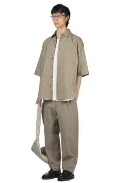 Lemaire Double Pocket SS Shirt - Dusty Khaki -Lemaire Shop LEMAIRE Double Pocket SS Shirt Dusty Khaki SH1079 LF1234 GR641 2009
