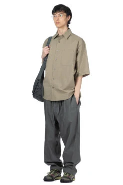 Lemaire Double Pocket SS Shirt - Dusty Khaki -Lemaire Shop LEMAIRE Double Pocket SS Shirt Dusty Khaki SH1079 LF1234 GR641 2010