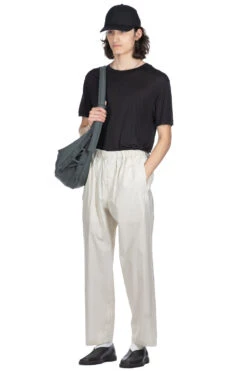 Lemaire Relaxed Pants - Pale Mastic -Lemaire Shop LEMAIRE Relaxed Pants Pale Mastic PA1047 LF1209 BG199 08 m