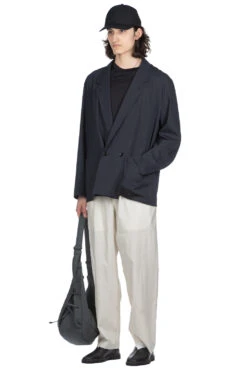 Lemaire Relaxed Pants - Pale Mastic -Lemaire Shop LEMAIRE Relaxed Pants Pale Mastic PA1047 LF1209 BG199 09 m