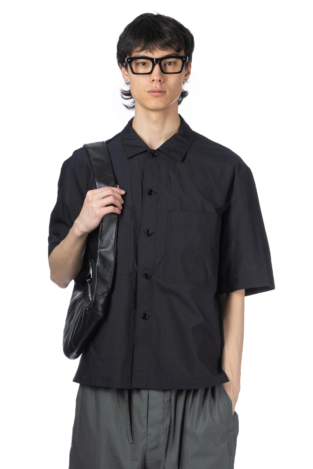 Lemaire SS Pyjama Shirt - Black 1 Lemaire SS Pyjama Shirt - Black