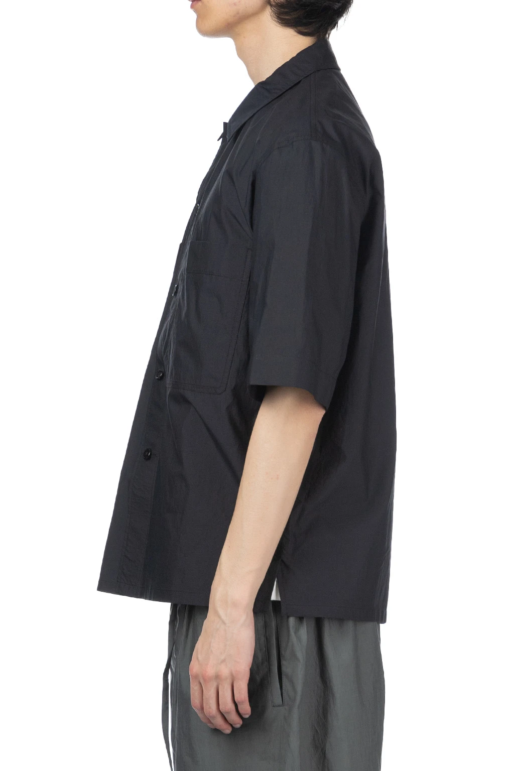 Lemaire SS Pyjama Shirt - Black 3 Lemaire SS Pyjama Shirt - Black - Image 3