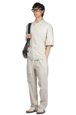 Lemaire SS Pyjama Shirt - Pale Mastic -Lemaire Shop LEMAIRE SS Pyjama Shirt Pale Mastic SH1093 LF1209 BG199 2009