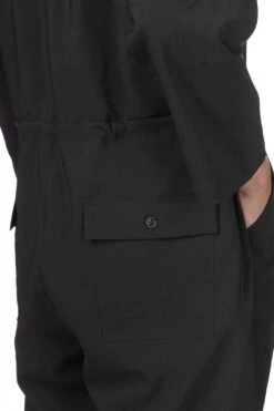 Jumpsuit - Black -Lemaire Shop Manual Alphabet Jumpsuit Black MA J 371 07 m
