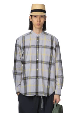 TYP Check Loose Fit BC Shirt - Grey X Black