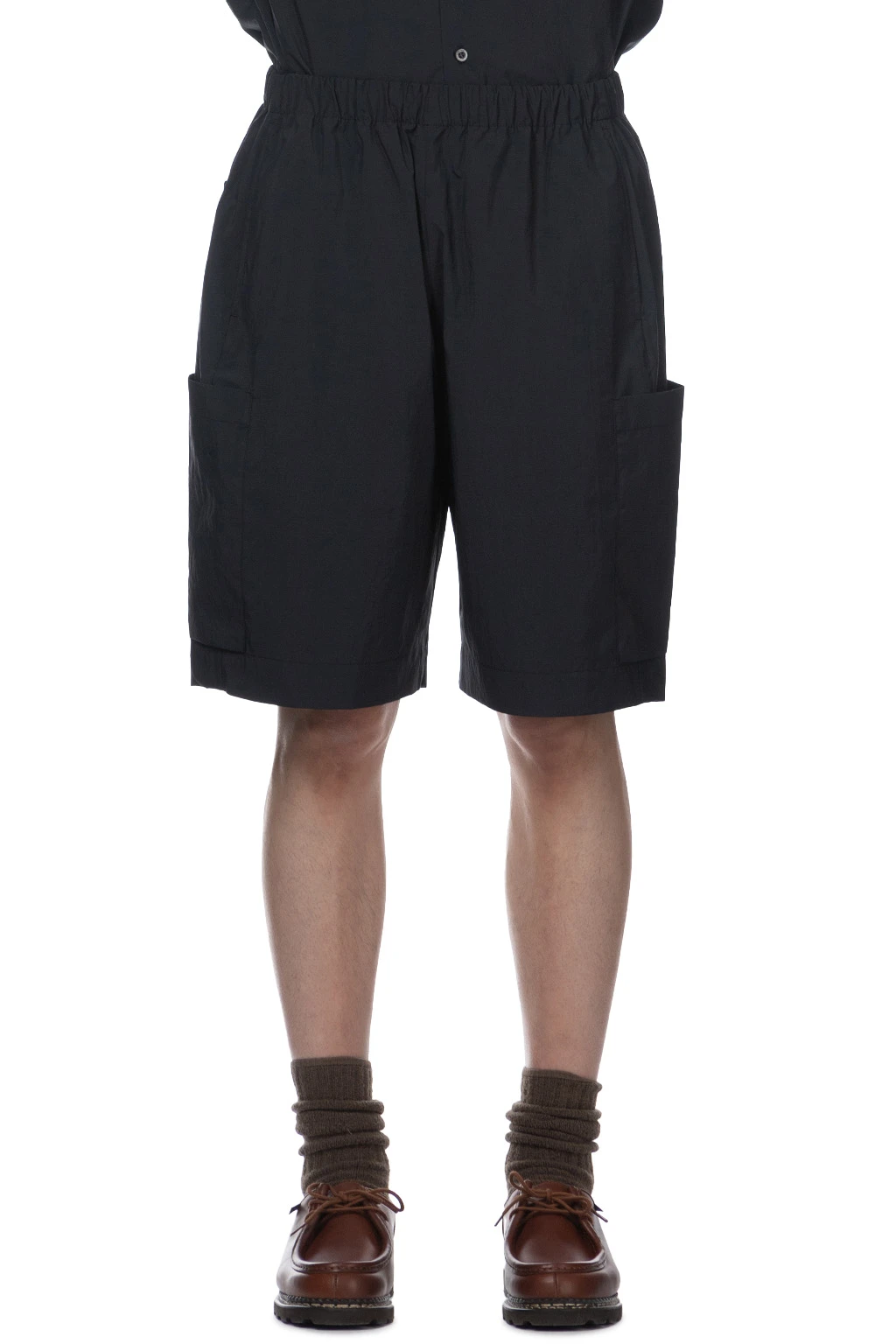 Wide Half Pants - Black 2 Wide Half Pants - Black - Image 2