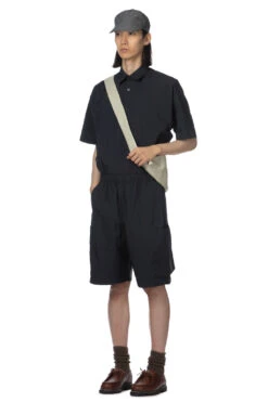 Wide Half Pants - Black 13 Wide Half Pants - Black -Lemaire Shop N Hoolywood Wide Half Pants Black 2241 CP53 010 BK 08