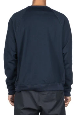 Crew Neck Sweatshirt - Dark Navy -Lemaire Shop Nanamica Crew Neck Sweatshirt Dark Navy SUHF353U DN 04