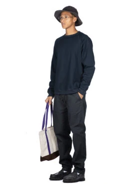 Crew Neck Sweatshirt - Dark Navy -Lemaire Shop Nanamica Crew Neck Sweatshirt Dark Navy SUHF353U DN 07