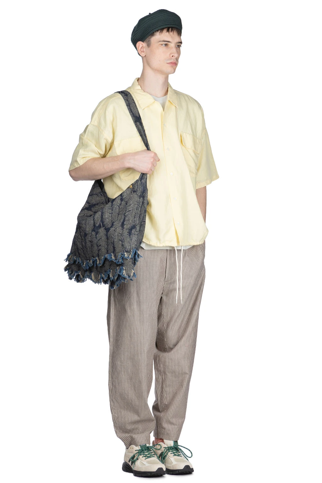 Open Collar Cupra Hemp S/S Shirt - Yellow 8 Open Collar Cupra Hemp S/S Shirt - Yellow - Image 8