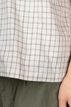 Open Collar Panama Plaid SS Shirt - Beige 13 Open Collar Panama Plaid SS Shirt - Beige -Lemaire Shop Nanamica Open Collar Panama Plaid SS Shirt Beige SUGS411U BE 06 m