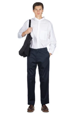 Straight Chino Pants - Navy