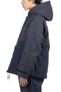 HALFTEX Half-Tex Combination Deck Jacket - Dark Navy -Lemaire Shop Nigel Cabourn HALFTEX Half Tex Combination Deck Jacket Dark Navy 117140 03