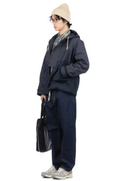 HALFTEX Half-Tex Combination Deck Jacket - Dark Navy -Lemaire Shop Nigel Cabourn HALFTEX Half Tex Combination Deck Jacket Dark Navy 117140 10