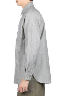 NEW MEDICAL SHIRT - Light Grey -Lemaire Shop Nigel Cabourn NEW MEDICAL SHIRT Light Grey 80470010051 LG 03