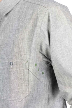 NEW MEDICAL SHIRT - Light Grey -Lemaire Shop Nigel Cabourn NEW MEDICAL SHIRT Light Grey 80470010051 LG 06