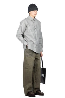 NEW MEDICAL SHIRT - Light Grey -Lemaire Shop Nigel Cabourn NEW MEDICAL SHIRT Light Grey 80470010051 LG 08
