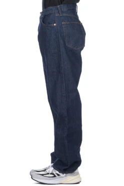 101 Dad's Fit Denim Pants - One Wash -Lemaire Shop OrSlow 101 Dads Fit Denim Pants One Wash 01 1010W 81 ta 03 m
