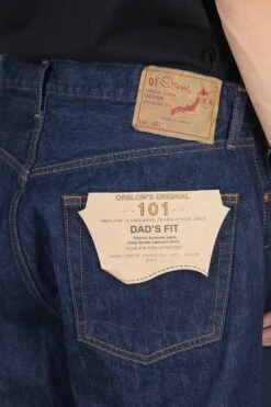 101 Dad's Fit Denim Pants - One Wash -Lemaire Shop OrSlow 101 Dads Fit Denim Pants One Wash 01 1010W 81 ta 06 m