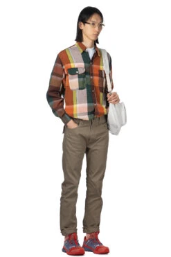 107 Cotton Pique Ivy Fit Pants - Dusty Olive -Lemaire Shop OrSlow 107 Cotton Pique Ivy Fit Pants Dusty Olive 01 0107W 48 noe 08 m