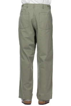 Herringbone Summer Fatigue Pants - Green Used -Lemaire Shop OrSlow Herringbone Summer Fatigue Pants Green Used 01 5103 16 noe 04 m