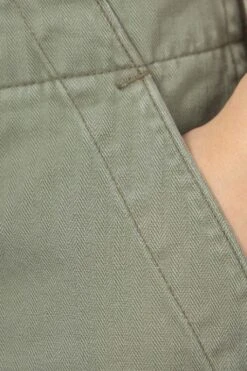 Herringbone Summer Fatigue Pants - Green Used -Lemaire Shop OrSlow Herringbone Summer Fatigue Pants Green Used 01 5103 16 noe 07 m