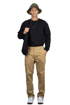 Slim Fit Army Trousers - Khaki