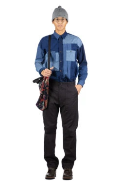 Slim Fit Fatigue Pants - Black