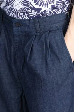 Two Tuck Denim Wide Trouser - One Wash -Lemaire Shop OrSlow Two Tuck Denim Wide Trouser One Wash 03 5021 81 ac 05 m