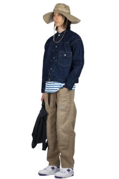 Type 1 40's Pleated Front Blouse - One Wash -Lemaire Shop OrSlow Type 1 40s Pleated Front Blouse One Wash 03 6011 81 noe 26 m