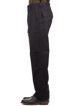 US Army Fatigue Pants - Black -Lemaire Shop OrSlow US Army Fatigue Pants Black 01 5002 61 ta 24 m