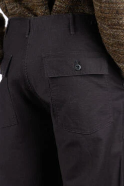 US Army Fatigue Pants - Black -Lemaire Shop OrSlow US Army Fatigue Pants Black 01 5002 61 ta 28 m