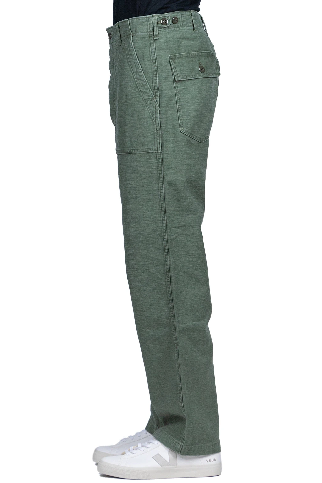 US Army Fatigue Pants Used Wash - Green 3 US Army Fatigue Pants Used Wash - Green - Image 3