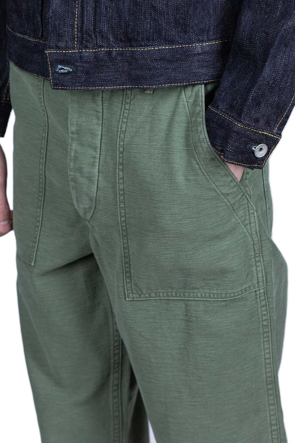 US Army Fatigue Pants Used Wash - Green 5 US Army Fatigue Pants Used Wash - Green - Image 5