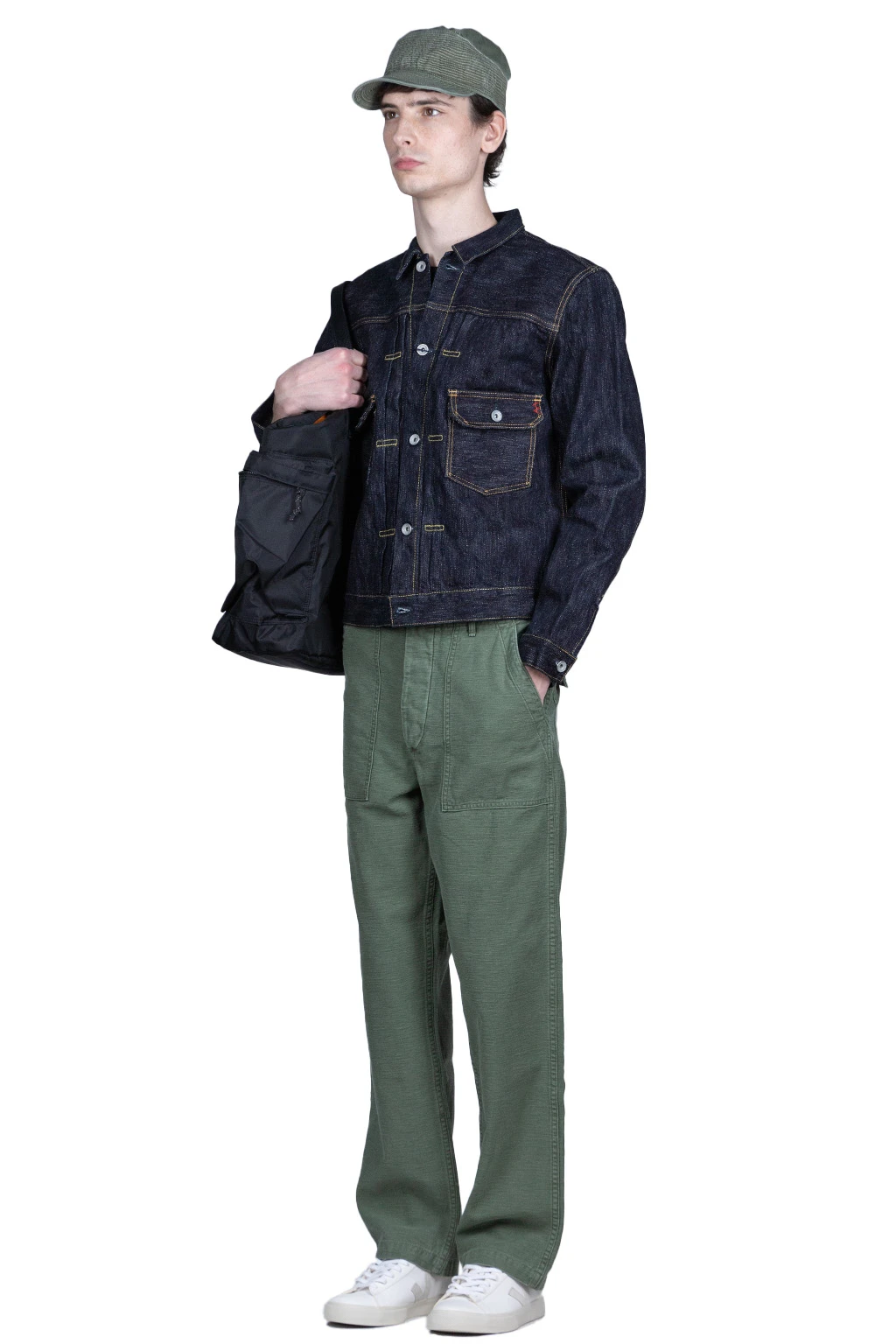 US Army Fatigue Pants Used Wash - Green 7 US Army Fatigue Pants Used Wash - Green - Image 7