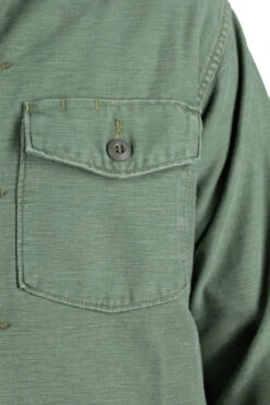 US Army Fatigue Shirt (Vintage Washed) - Green Used 11 US Army Fatigue Shirt (Vintage Washed) - Green Used -Lemaire Shop OrSlow US Army Fatigue Shirt Vintage Washed Green Used 03 8045 216 05a