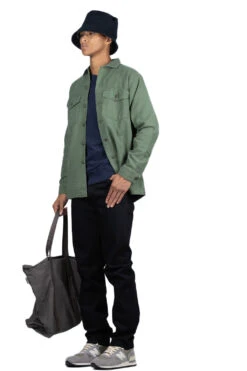 US Army Fatigue Shirt (Vintage Washed) - Green Used 13 US Army Fatigue Shirt (Vintage Washed) - Green Used -Lemaire Shop OrSlow US Army Fatigue Shirt Vintage Washed Green Used 03 8045 216 07a