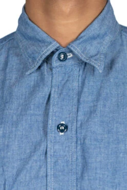 Vintage Fit Chambray Work Shirt -Lemaire Shop OrSlow Vintage Fit Chambray Work Shirt 03 V8070 84 ta 26