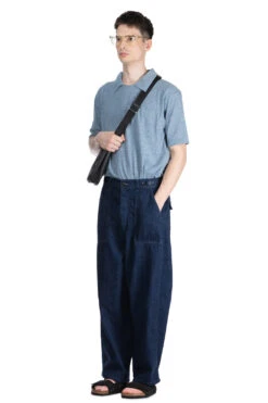 James Pants - One Wash - Indigo -Lemaire Shop Ordinary Fits James Pants One Wash Indigo OF P045OW 08 m