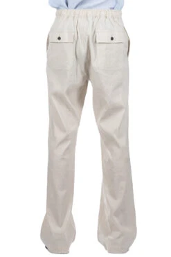 Linen Trousers - Natural -Lemaire Shop SOE Ready to Wear Linen Trousers Natural 1241 60 013 NT 004