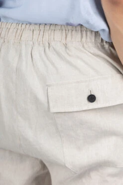 Linen Trousers - Natural -Lemaire Shop SOE Ready to Wear Linen Trousers Natural 1241 60 013 NT 006