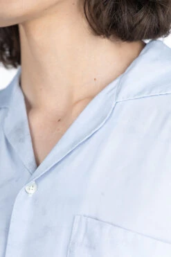 Wine Stain H/S Shirt -Lemaire Shop SOE Ready to Wear Wine Stain HS Shirt 1241 81 003 SAX 05