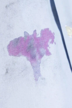 Wine Stain H/S Shirt -Lemaire Shop SOE Ready to Wear Wine Stain HS Shirt 1241 81 003 SAX 06