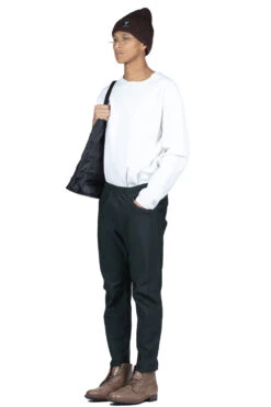 2P Cycle Pant - Fleece Lined Jersey - Green -Lemaire Shop South2 West8 2P Cycle Pant Fleece Lined Jersey Green LQ786 noe 08