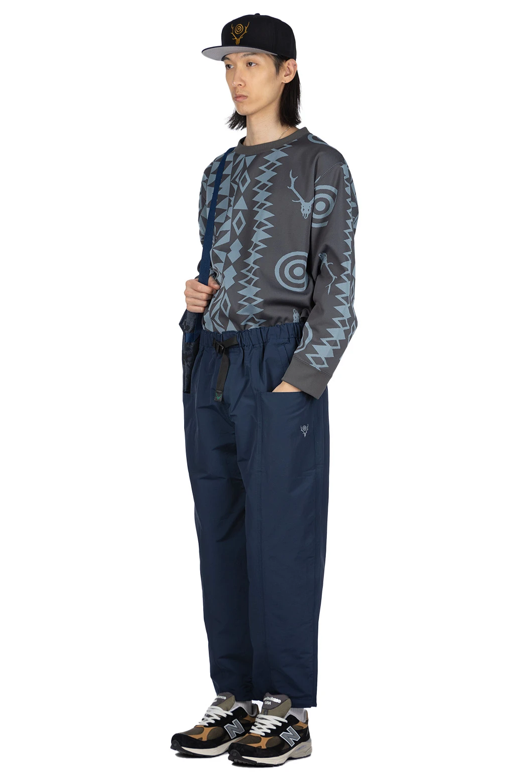 Belted C.S. Pant - C/N Grosgrain - Navy 7 Belted C.S. Pant - C/N Grosgrain - Navy - Image 7