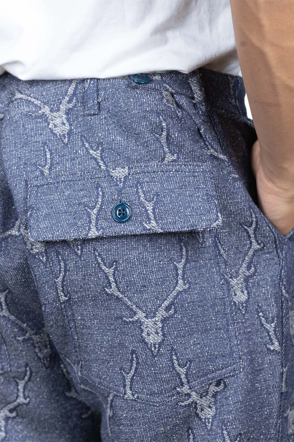 Fatigue Pant - Deer Skull Jq. - Navy 6 Fatigue Pant - Deer Skull Jq. - Navy - Image 6