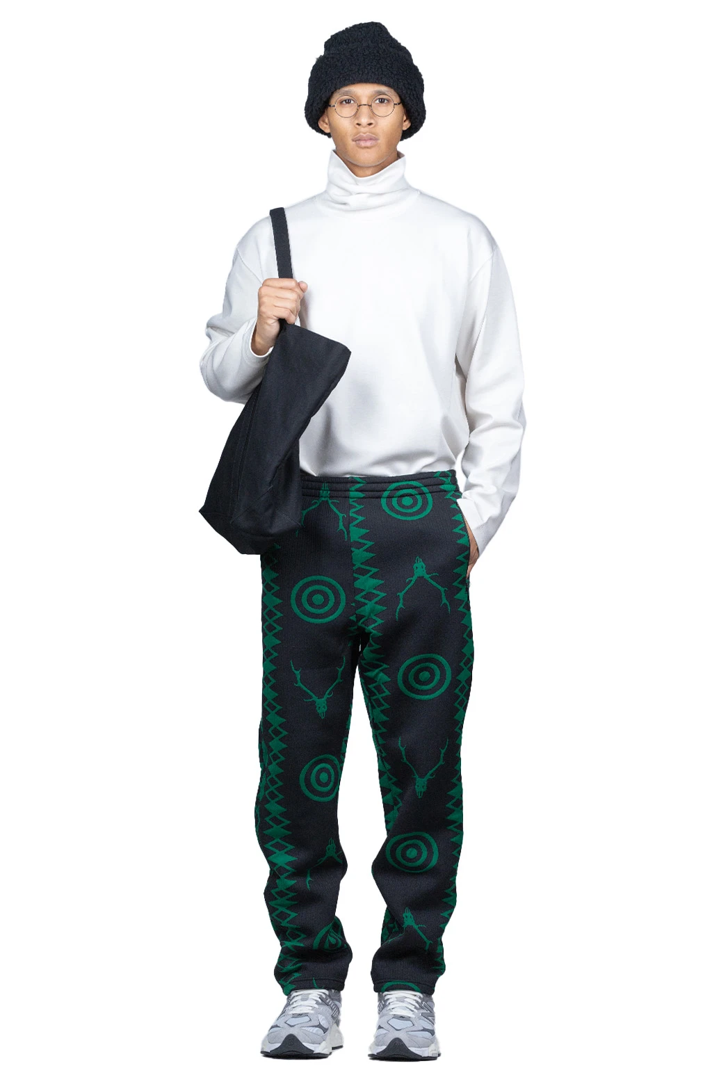 Trainer Pant - Poly Blister Jq. (Skull & Target) - Black 1 Trainer Pant - Poly Blister Jq. (Skull & Target) - Black