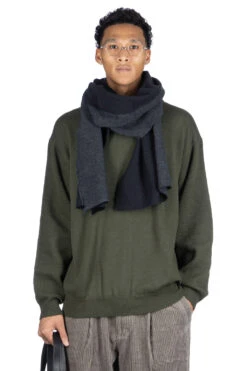 10G Patterned Sweater - Olive